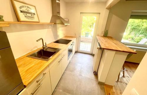 Weener Apartamento | Weener - City Apartment mit Garten