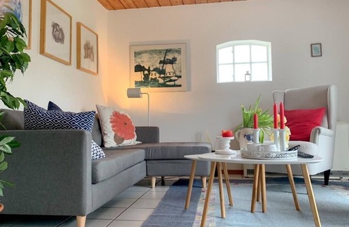 Osterhever Cabaña | Weiße Reetdachkate, Deutschland