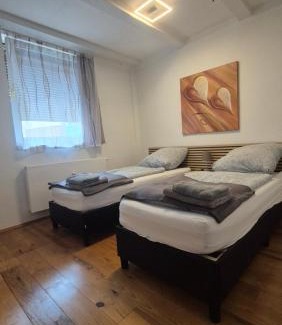 Weisenau Apartamento | Weisenau-Schlafbereich - Einzel-oder Doppelbett