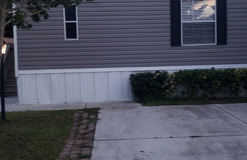 Coconut Creek Casa | Welcome to our place! This is a comfortable room inside a Mobile Home.