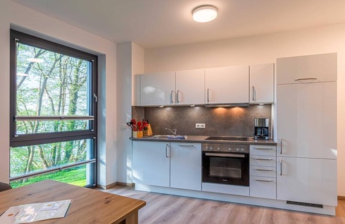 Krakow am See Apartamento | Welcome to the 5-star Mantra Oasis vacation apartment directly on Lake Krakow.