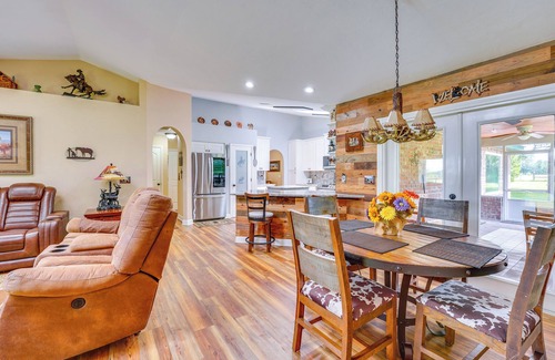 Alachua Casa | Welcoming Home w/Yard on 20 Acres in High Springs