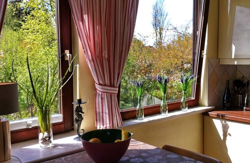 Schellinghorn Apartamento | Apartamento luminoso y bien cuidado con vistas a los campos de Morsum en una zona tranquila.
