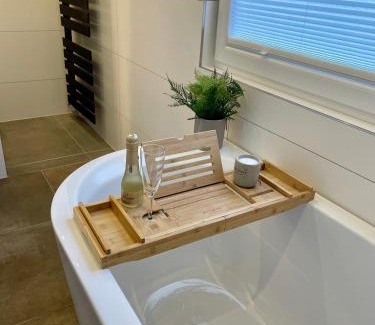 Espelkamp Casa | Wellnesshome Fontaneweg mit Sauna, Terrasse und Garten
