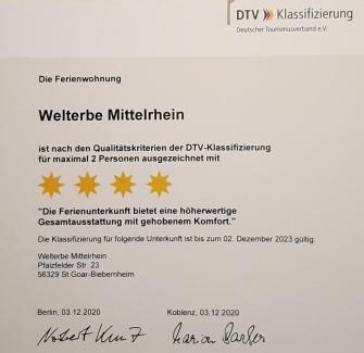 Biebernheim Apartamento | Welterbe Mittelrhein
