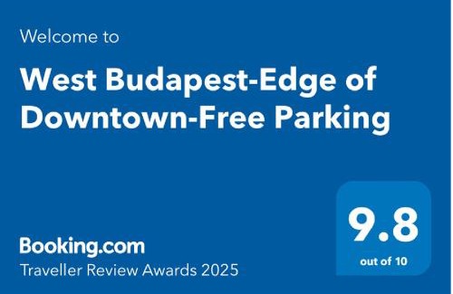 Ujlipotvaros Apartamento | West Budapest-Edge of Downtown-Free Parking