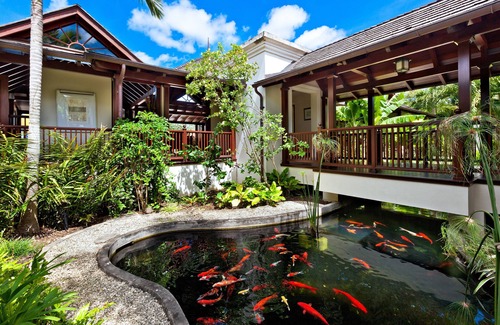Halcyon Heights Villa | Villa de lujo de 4 dormitorios en la costa oeste en Sandy Lane nr sea, 56 'cabaña de playa con piscina de agua salada