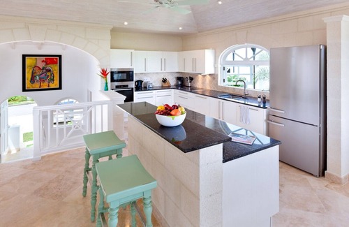 Merlin Bay Villa | Royal Westmoreland - Cherry Red: excelentes vistas al golf