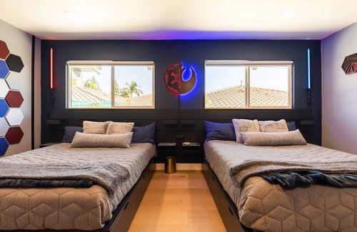 Fullerton Casa | Whimsical Guest House with Disney-themed Rooms, Pool & Spa