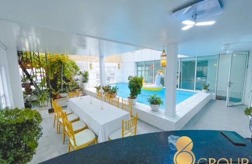 Phuong 1 Apartamento | White Penthouse-Rooftop Pool Private -Central City