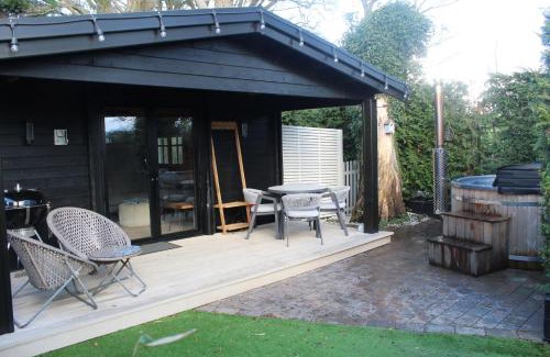 Chwilog Cabina | White River Retreats luxury lodges with Private Wood Fired Hot Tub