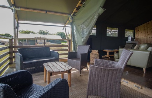Llangennith Alquiler De RV | Whiteford - Safari Glamping Tent - Llangennith