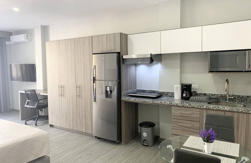 Tamarindo Apartamento | Whitestone Parkview Tamarindo 1 king bed studio w/kitchen 7min walk to the beach
