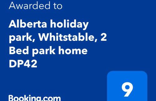 Seasalter Apartamento | Whitstable, DP42, 2 bed park home, Alberta Holiday Park