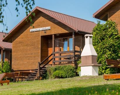 Polanczyk Casa | "Widokowe Wzgórze"domki z widokiem na jezioro w Polańczyku z klimatyzacją