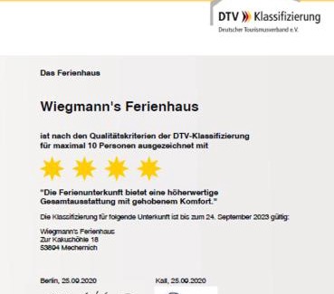 Mechernich Casa | Wiegmann´s Ferienhaus