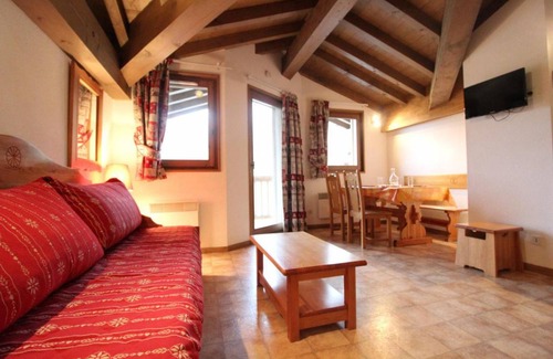 Val Cenis Apartamento | Wifi, 10m from ski slopes, 4th floor, balcony, parking, tv, ski locker, 33m², Val Cenis
