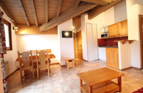 Val Cenis Apartamento | Wifi, 10m from ski slopes, 4th floor, balcony, parking, tv, ski locker, 33m², Val Cenis
