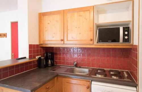 Val Cenis Apartamento | Wifi, 10m from ski slopes, terrace, parking, tv, ski locker, 40m², Val Cenis