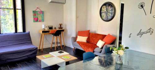 Brive-la-Gaillarde Casa | Wifi Clim Garage Jardin BBQ Cosy House