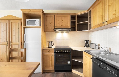 Les Eucherts Apartamento | Wifi, 150m de los comercios, piscina, sauna, hammam, balcón, tv, local para esquís, 56m², La Rosière