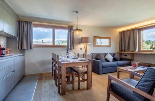 Vercorin Apartamento | Wifi, ski-in/ski-out & foot of the slopes, sauna, hammam, tv, ski locker, 48m², Vercorin