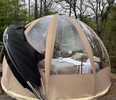 Champfromier Otro | Wigwam et Dôdome sous les étoiles