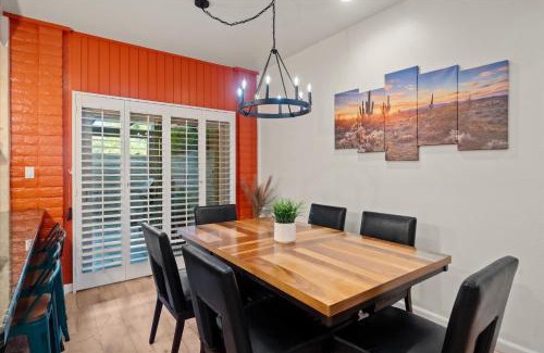 South Scottsdale Casa | Wild Wild West Foosball Fire Pit & Shared Pool