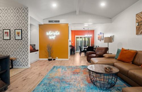 South Scottsdale Casa | Wild Wild West Foosball Fire Pit & Shared Pool