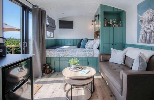 Saundersfoot Chalet De Esquí | Willows Rest - 1 Bed Shepherds Hut - Pentlepoir