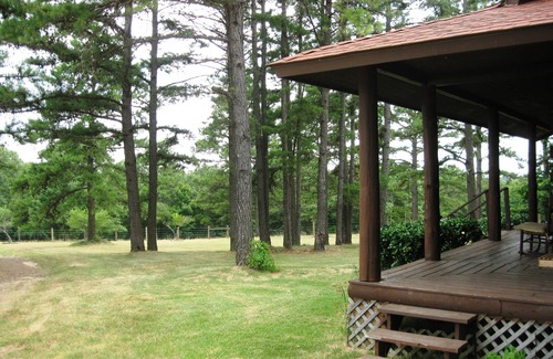 Heber Springs Casa | Retiro de la escapada de la cabaña Log Ranch de Wilson Ranch