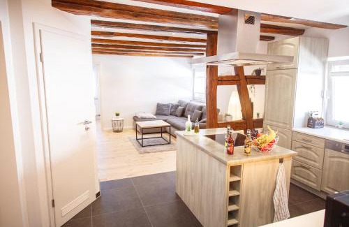 Bellheim Apartamento | WINETIME - modern - für 6 - Boxspringbetten - zentral