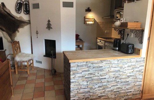 Saint-Sorlin-d'Arves Apartamento | Winter/summer resort apartment for 6 people 55m² with fireplace and private garage