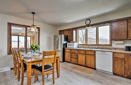 Merrimac Cabaña | Wisconsin River Valley Farmhouse: Fire Pit & View