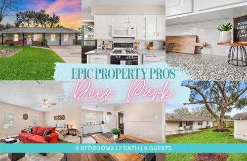 Deer Park Casa | with Arcade and Covered Patio Sleep 9 in this 4 Bedroom 2 Bath Home 5 star host Deer Park TX