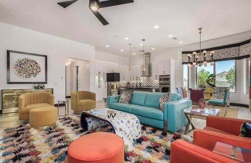 Palm Valley Casa | Within Pebblecreek - 2BD+Den Pet Friendly Designers Delight w/ Private Pool & Spa!