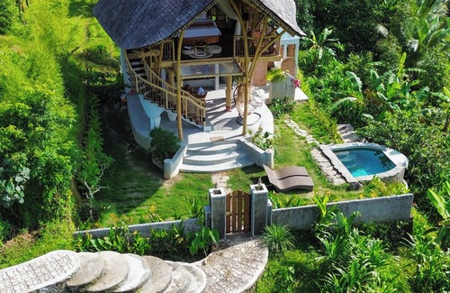 Selat Cabina | Wiwaka Big Leaf 1-bedroom lodge Bamboo in delightful Bali