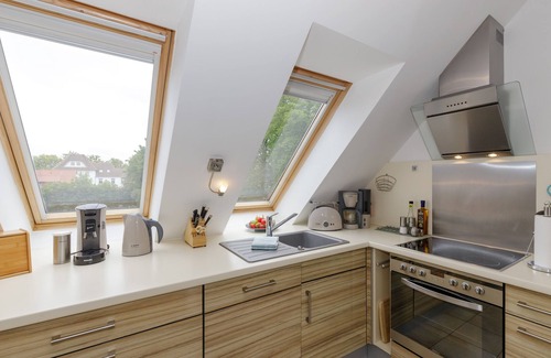 Alt Gaarz Apartamento | Wohlfühlen in der Ferienwohnung Blue Sky