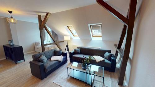 Kaßberg Apartamento | Wohnen im Jugendstilviertel Kaßberg, WLAN