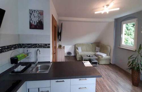 Burgk Apartamento | Apartamento en Burgk am Fluss Saale und See