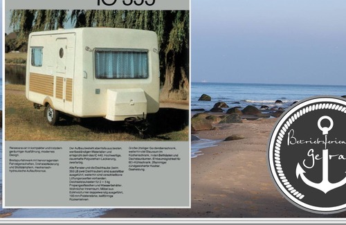 Kreptitz Alquiler De RV | Wohnwagen 06 IC 355 - Ostalgie Intercamp Direkt AM Strand - Nonnevitz auf Rügen