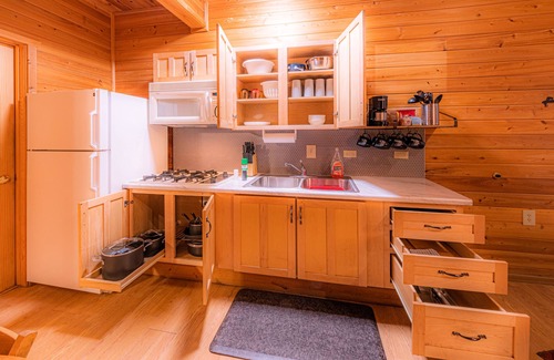 Christopher Creek Cabina | Wolves Den Cabin,WIFI, game room - Backs Tonto Forest, stocked kitchen, heat AC