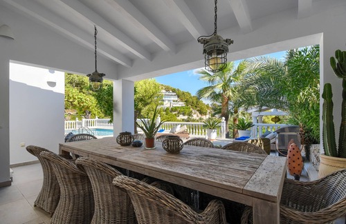 Mar Azul Villa | Villa maravillosa y confortable en Jávea, Costa Blanca, España con piscina privada para 8 personas