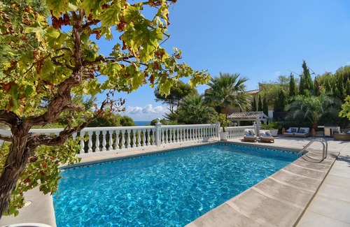Mar Azul Villa | Villa maravillosa y confortable en Jávea, Costa Blanca, España con piscina privada para 8 personas