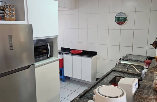 Guilhermina Casa | Maravilloso apartamento totalmente frente al mar !!! Con barbacoa + Wifi