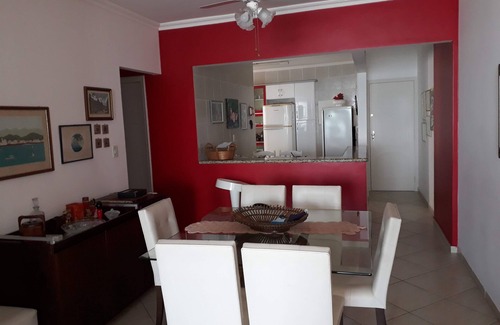 Canto do Forte Apartamento | Maravilloso Apto con Balcón Gourmet frente a la Playa y vistas al mar