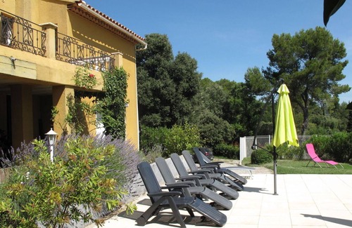 Montfort-sur-Argens Casa | Casa de vacaciones privada con A/C, piscina privada, WIFI, TV, terraza, vista panorámica