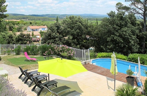 Montfort-sur-Argens Casa | Casa de vacaciones privada con A/C, piscina privada, WIFI, TV, terraza, vista panorámica