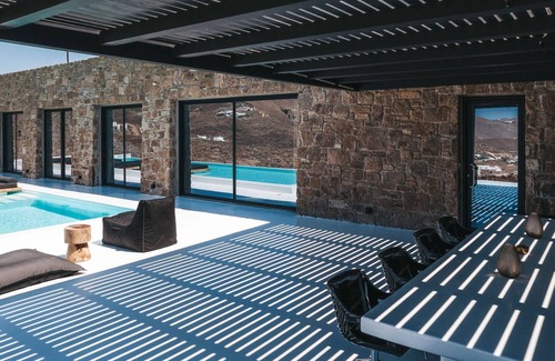 Ftelia Villa | Wonderful Mykonos Villa | Villa Rohfa | 5 Bedrooms | Unique Aegean Sea Views | Private Infinity Pool | Ftelia beach