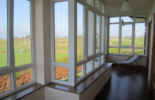 San Pedro de la Ribera Casa | Fantástica casa rural de reciente construcción con vistas al mar y a la montaña